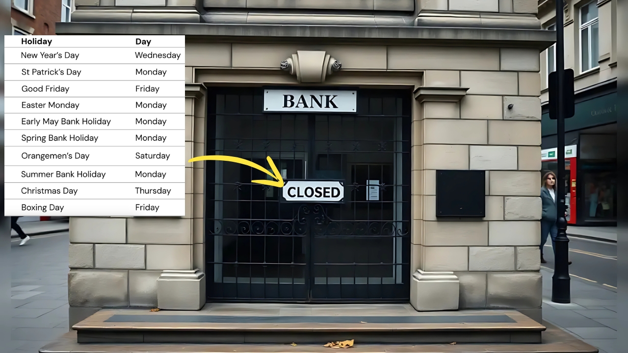 UK Bank July Holidays